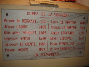 curés de La Vespière