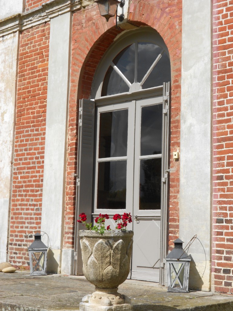 porte d'entrée du château