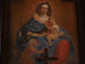 Panneau central du retable