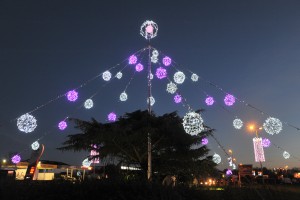 Illuminations du rond-point Route de Bernay 2016