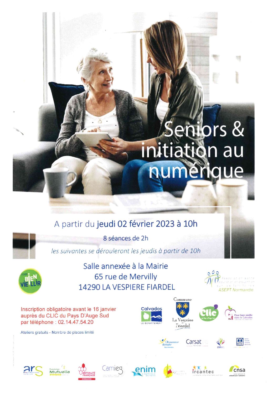 SÉNIORS INITIATION AU NUMÉRIQUE SÉNIORS INITIATION AU NUMÉRIQUE